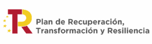Logotipo Plan de Recuperación, TRansformación y Resilencia